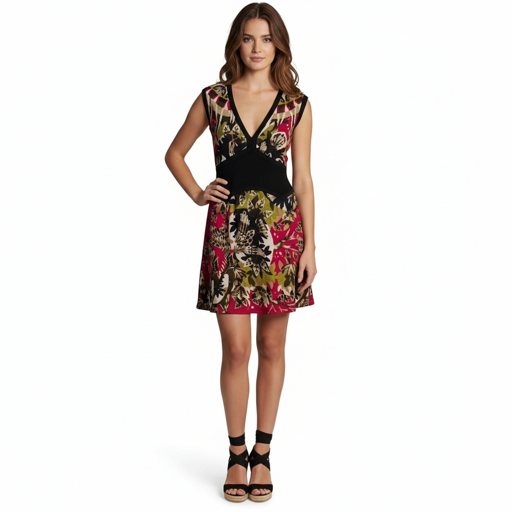 Roberto CAVALLI SEXY‎ CLEAVAGE A LINE  COCKTAIL  DRESS
